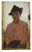 Henry Scott Tuke Italian man with hat oil painting artist